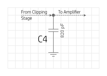 the output stage of the basic overdrive pedal